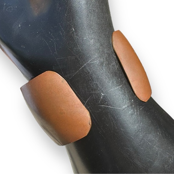 Vintage Mexican Brass and Copper Abalone Inlaid Cuff Bracelet - Picture 5 of 6